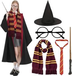 CLEARLY Jelmez Harry Varázsló Köpeny Griffendéles Felnőtt Halloween (HARRY POTTER ROZMIAR XL)