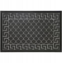 Decorator Home Lábtörlő Kültéri Ajtó Alá 80x120 Nagy Gumi Bejárati Szőnyeg Szürke 3D (Wycieraczka pod drzwi zewnętrzna gumowa mata)