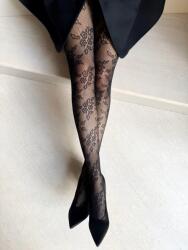 Veneziana Mintás harisnya Veneziana Gia 20 Den fekete Nero méret 1/2 (VRA-GIA-N-1/2)