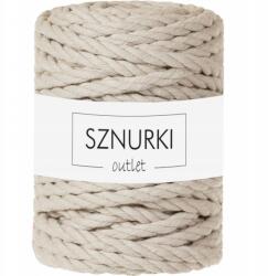 Sznurki Outlet Bézs sodort zsinór 3 rétegű 30m 9mm Outlet