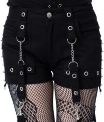 HEARTLESS pantaloni scurți damă HEARTLESS - SABLE - BLACK - SH-SBLE-B
