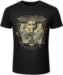 Low Frequency tricou bărbați Iron Maiden - Powerslave Hieroglyph Circle - LOW FREQUENCY - IM030TS
