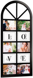 AdTrend Rama foto perete plastic negru alb , sticla 32, 5 x 75 cm (110511B)