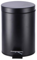 AdTrend Cos gunoi cu clapeta fier negru 17 x 26 cm, 3 L (103350A) Cos de gunoi