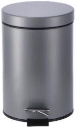 AdTrend Cos gunoi cu clapeta fier gri 17 x 26 cm, 3 L (103350B) Cos de gunoi
