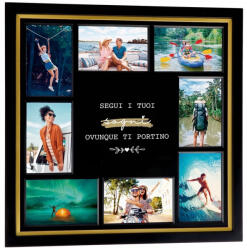 AdTrend Rama foto perete plastic multicolor, sticla 47, 5 x 47, 5 cm (110505B)