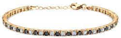 SAVICKI Brățară tennis aur 585 cu zirconiu cubic 2, 8 mm 19 cm