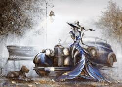 Magnolia - Puzzle Lady in Blue - 1 000 piese