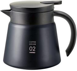 Hario Insulated Server V60-02 din oțel inoxidabil 600 ml negru