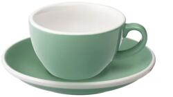 LOVERAMICS Egg - Flat White 150 ml Cup and Saucer - Mint