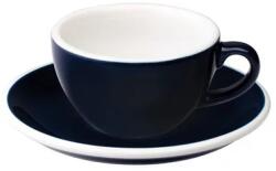 LOVERAMICS Egg - Flat White 150 ml Cup and Saucer - Denim
