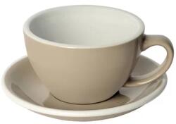 LOVERAMICS Egg - Cafe Latte 300 ml Cup and Saucer - Taupe