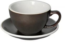 LOVERAMICS Egg - Cafe Latte 300 ml Cup and Saucer - Gunpowder
