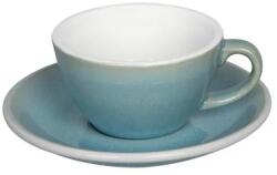 LOVERAMICS Egg - Flat White 150 ml Cup and Saucer - Ice Blue