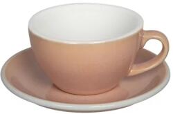 LOVERAMICS Egg - Cappuccino 200 ml Cup and Saucer - Rose