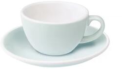 LOVERAMICS Egg - Flat White 150 ml Cup and Saucer - River Blue