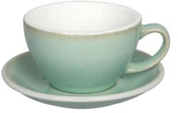 LOVERAMICS Egg - Cafe Latte 300 ml Cup and Saucer - Basil
