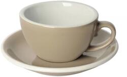 LOVERAMICS Egg - Cappuccino 200 ml Cup and Saucer - Taupe