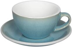 LOVERAMICS Egg - Cappuccino 200 ml Cup and Saucer - Ice Blue