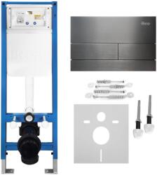 Rea Set Cadru incastrat Slim 024N pentru WC cu clapeta T titan (KPL-E1632)