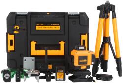 ROTOR Nivela laser 4D ROTOR R4DT-DM-M, laser verde, 16 linii, proiectie 4 x 360° (18036)