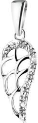 Flippy Pandantiv, Jolie Silver, Argint 925, Model Aripa cu Pietre, 1.1 g, 25x10 mm (06034)