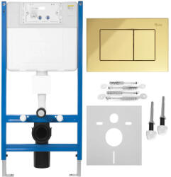 Rea Cadru WC incastrat K011A-Q Rea cu clapeta J auriu (KPL-E0636)