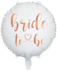 Party Deco Фолиев Балон ''Bride to be'', Бял , 45см (FB139)