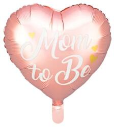 Party Deco Розов фолиев балон сърце „Mom To Be (FB92-081)