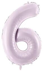 Party Deco Фолиев Балон Цифра, Светло Лилаво, 72 см - 6 (fb230g-6-014)