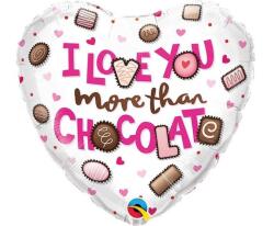 Party Design Фолиев Балон Сърце "I Love You More Than Chocolate (16678)