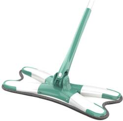 Flippy Mop Plat cu Laveta din Microfibra, Flippy, Pentru Uz Casnic, Sistem de Stoarcere X, Tija Telescopica 140 cm, Rotire 360°, 38 x 140 cm, Verde (125911)