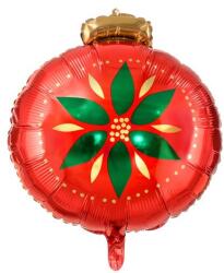 Party Deco Фолиев Балон "Коледна Топка", 45x45 см (FB115)