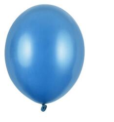 Party Deco Латексови Балони Металик, Карибско Синьо, 12см (sb5m-083)