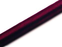 Party Deco Органза едноцветна - тъмно червена, 36 см × 9 м (orp-082)