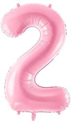 Party Deco Фолиев Балон Цифра, Розово, 86cm - 2 (FB1P-2-081)