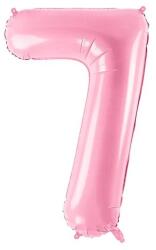 Party Deco Фолиев Балон Цифра, Розово, 86cm - 7 (FB1P-7-081)
