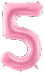 Party Deco Фолиев Балон Цифра, Розово, 86cm - 5 (FB1P-5-081)