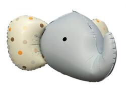 GoDan Сив 3d фолиев балон слонче с матов ефект (bf-hssm)