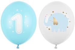 Party Deco Латексови Балони - Една Годинка, 30см - (1 пакет / 2 бр. ) (sb14p-322-001j)