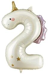 Party Deco Фолиен балон цифра във формата на еднорог - 2 (fb359-2)
