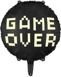 Party Deco Фолиев Балон "Gamer Over", 45 см, Черен (FB226)