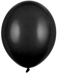 Party Deco Черен пастелен латексов балон - 30 см (sb14p-010)