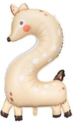 Party Deco Фолиев Балон Номер 2 - Сърничка, 65х102 см (fb163-2)