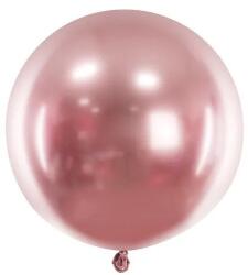 Party Deco Голям Латексов Балон, 60 см, Хром Розово Злато (olbom-g-019r)