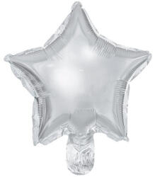 Party Deco Фолиев Балон, Звезда, Сребро (fb120m-018)