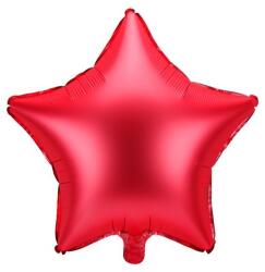 Party Deco Фолиев Балон Звезда, Червена 48см (fb3s-007)