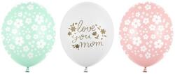 Party Deco Летексови Балони "Love You Mom" 30см - (1 пакет / 3 бр. ) (SB14P-324-000)