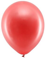 Party Deco Латексови Балони Металик, Червено 30см (rb30m-007)