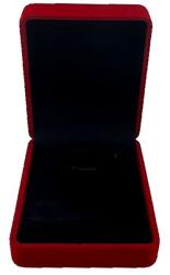 Flippy Cutii pentru Bijuterii, Flippy, Set 12 bucati, din Catifea, 7.8 x 6 x 3.5 cm per unitate, Rosu (165818)
